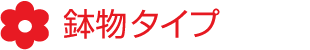 鉢物タイプ
